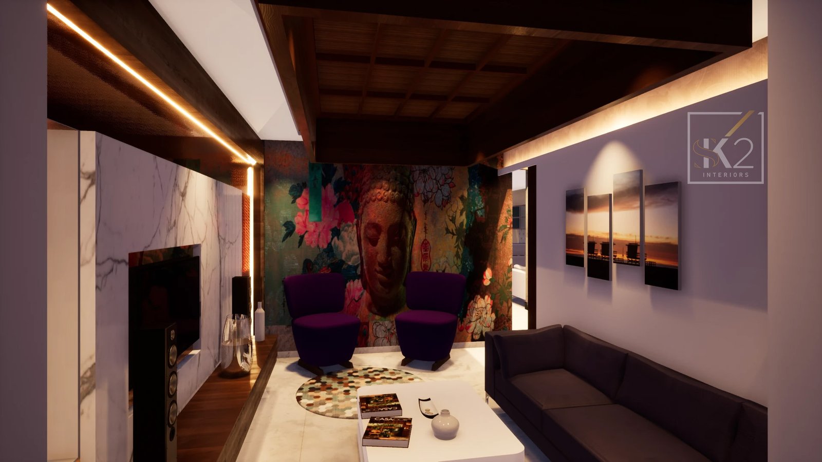 Living Room - Perspective View image 6